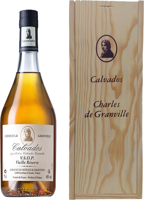 Charles de Granville Vieille Reserve VSOP Calvados AOC (gift box) marquis de montdidier vsop calvados aoc gift box