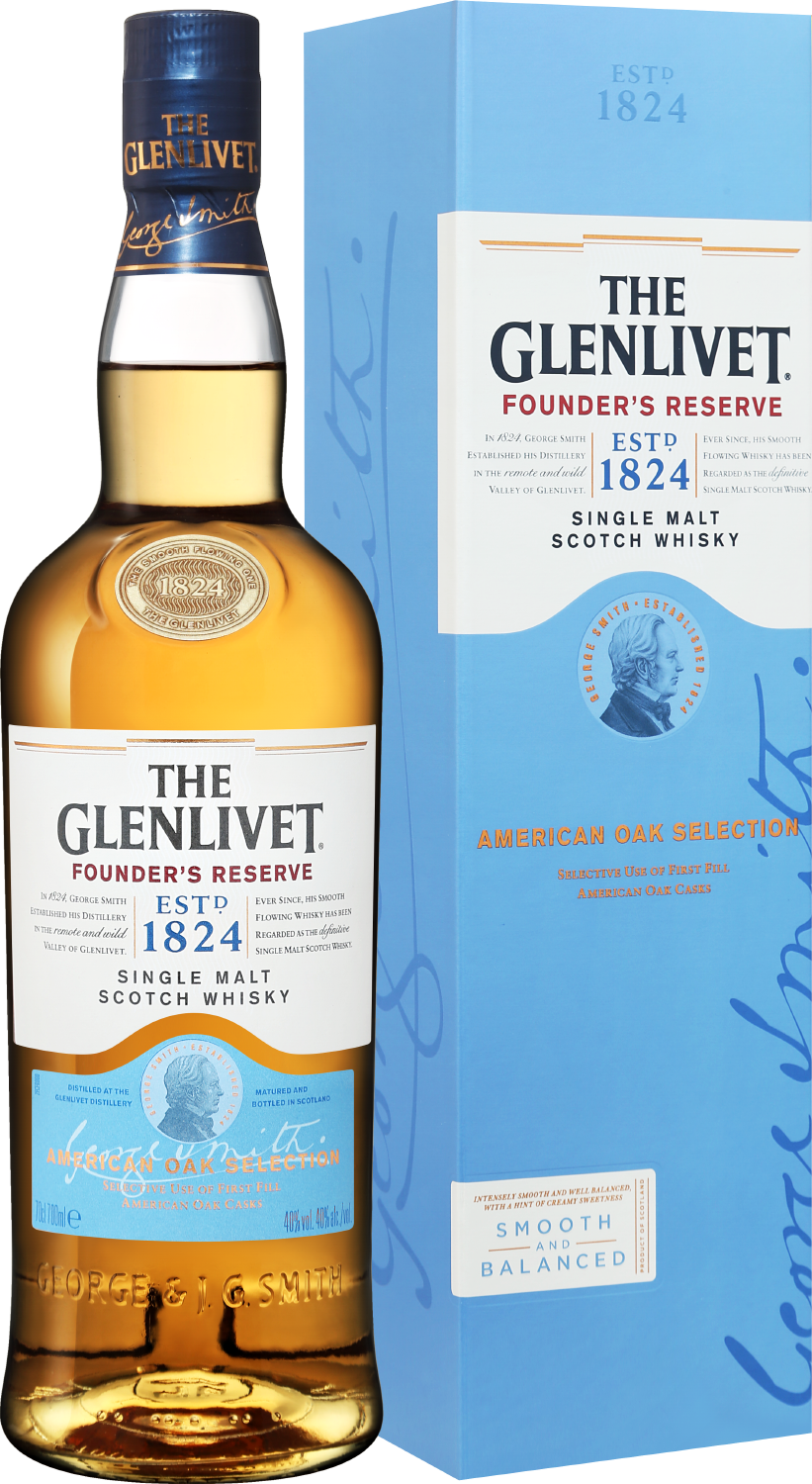 The Glenlivet Founder's Reserve Single Malt Scotch Whisky (gift box)