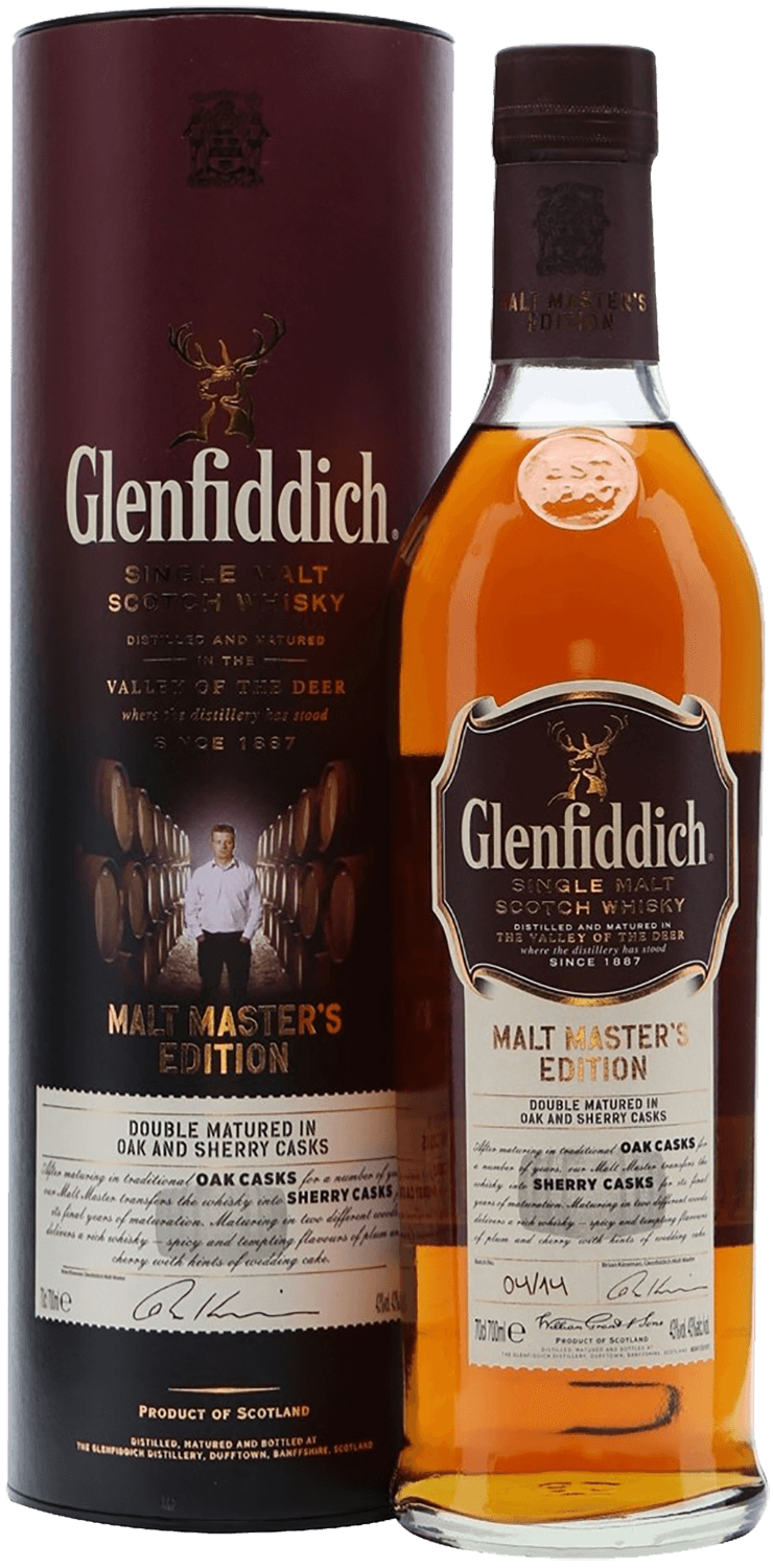 Glenfiddich Malt Master's Edition Single Malt Scotch Whisky glenfarclas single malt scotch whisky 10 y o