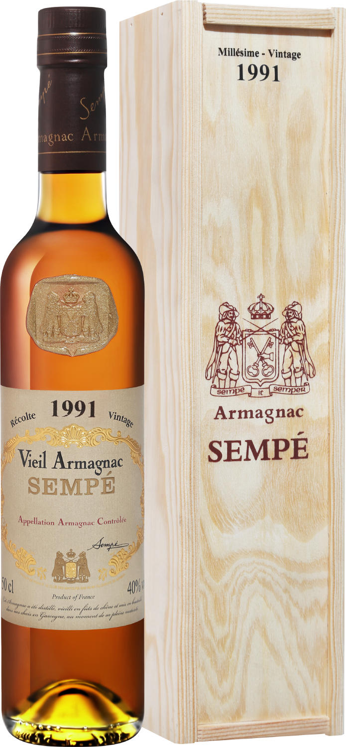 Sempe Vieil Vintage 1991 Armagnac AOC (gift box)