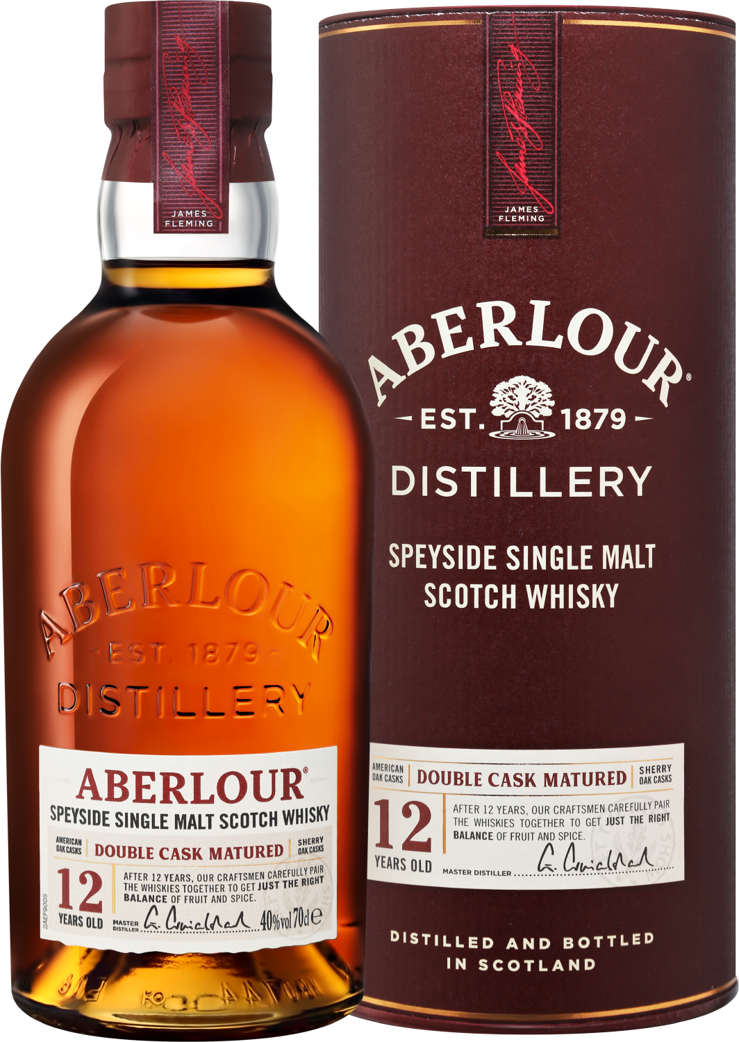 Aberlour Double Cask Matured Speyside Single Malt Scotch Whisky 12 y.o. (gift box) the glenrothes bourbon cask reserve speyside single malt scotch whisky gift box
