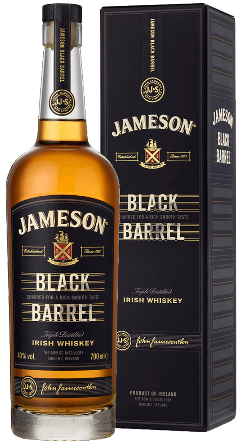 Jameson Black Barrel Blended Irish Whiskey jameson black barrel blended irish whiskey