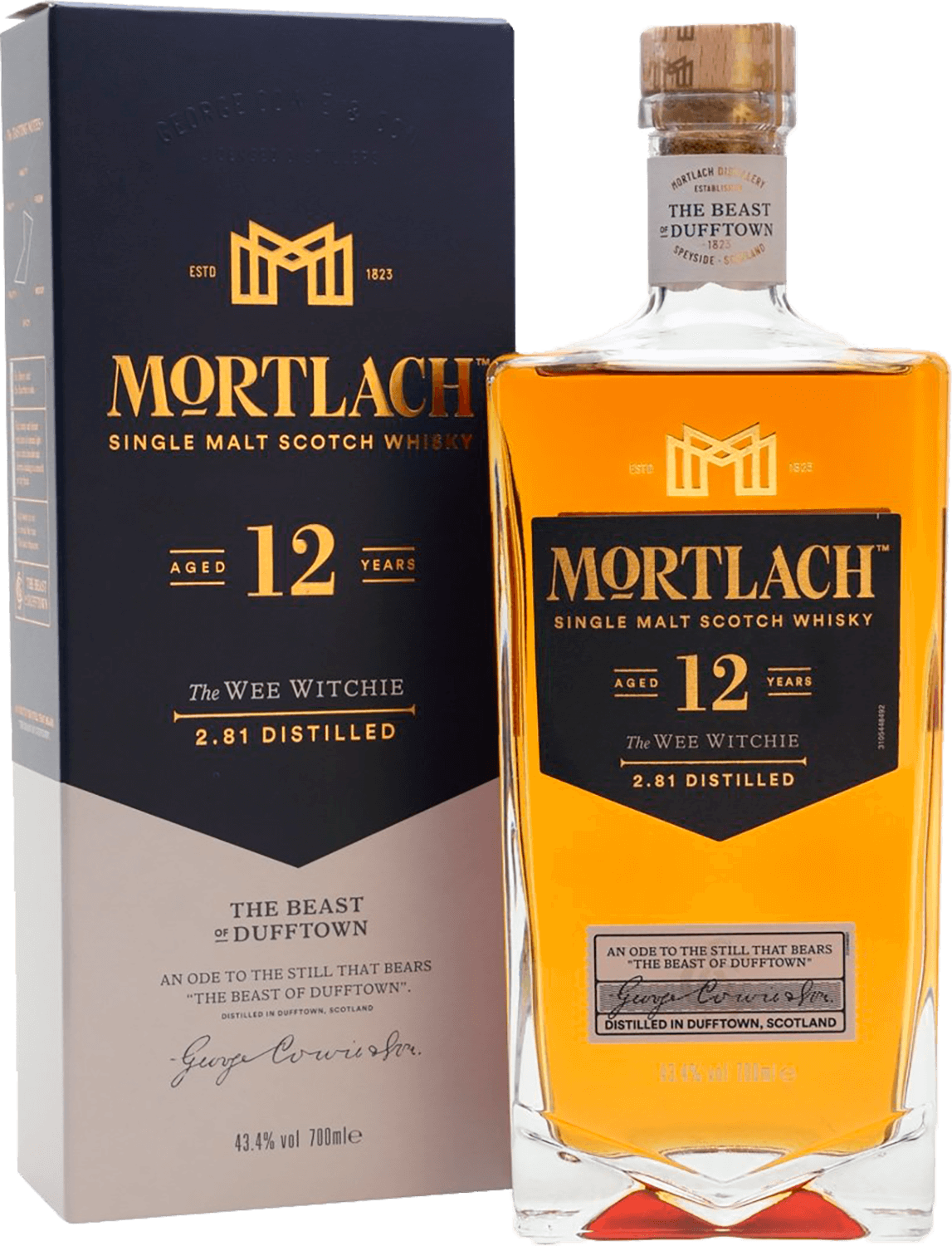 Mortlach 12 y.o. Single Malt Scotch Whisky (gift box)