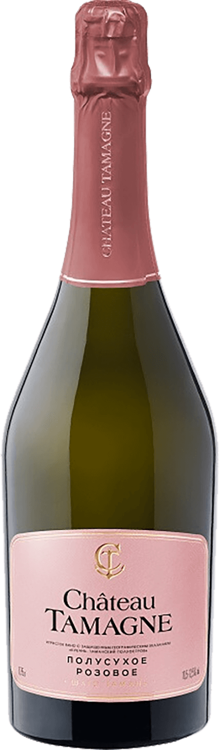 Chateau Tamagne Semi-Dry Rose Kuban'. Tamanskiy Poluostrov Kuban-Vino