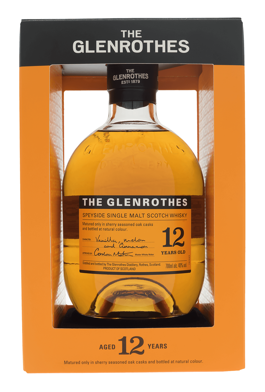 The Glenrothes 12 y.o. Speyside Single Malt Scotch Whisky (gift box) the glenrothes bourbon cask reserve speyside single malt scotch whisky gift box
