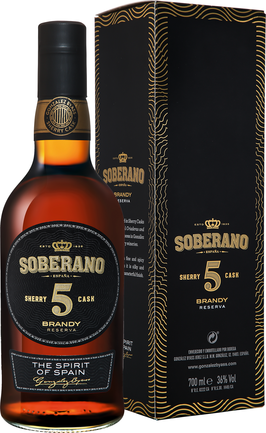 Soberano Reserva 5 Gonzalez Byass (gift box)