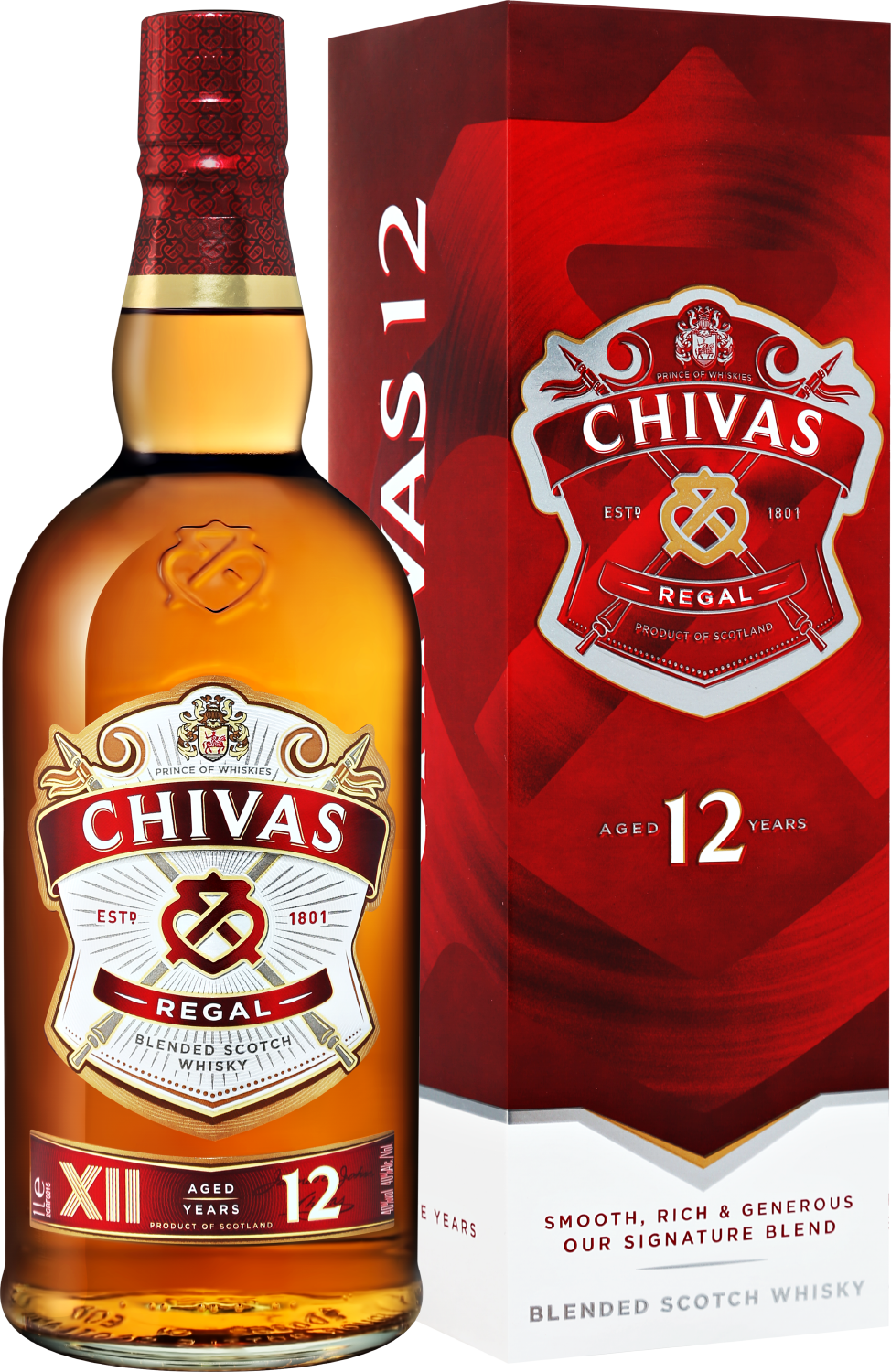 Chivas Regal Blended Scotch Whisky 12 y.o. (gift box)