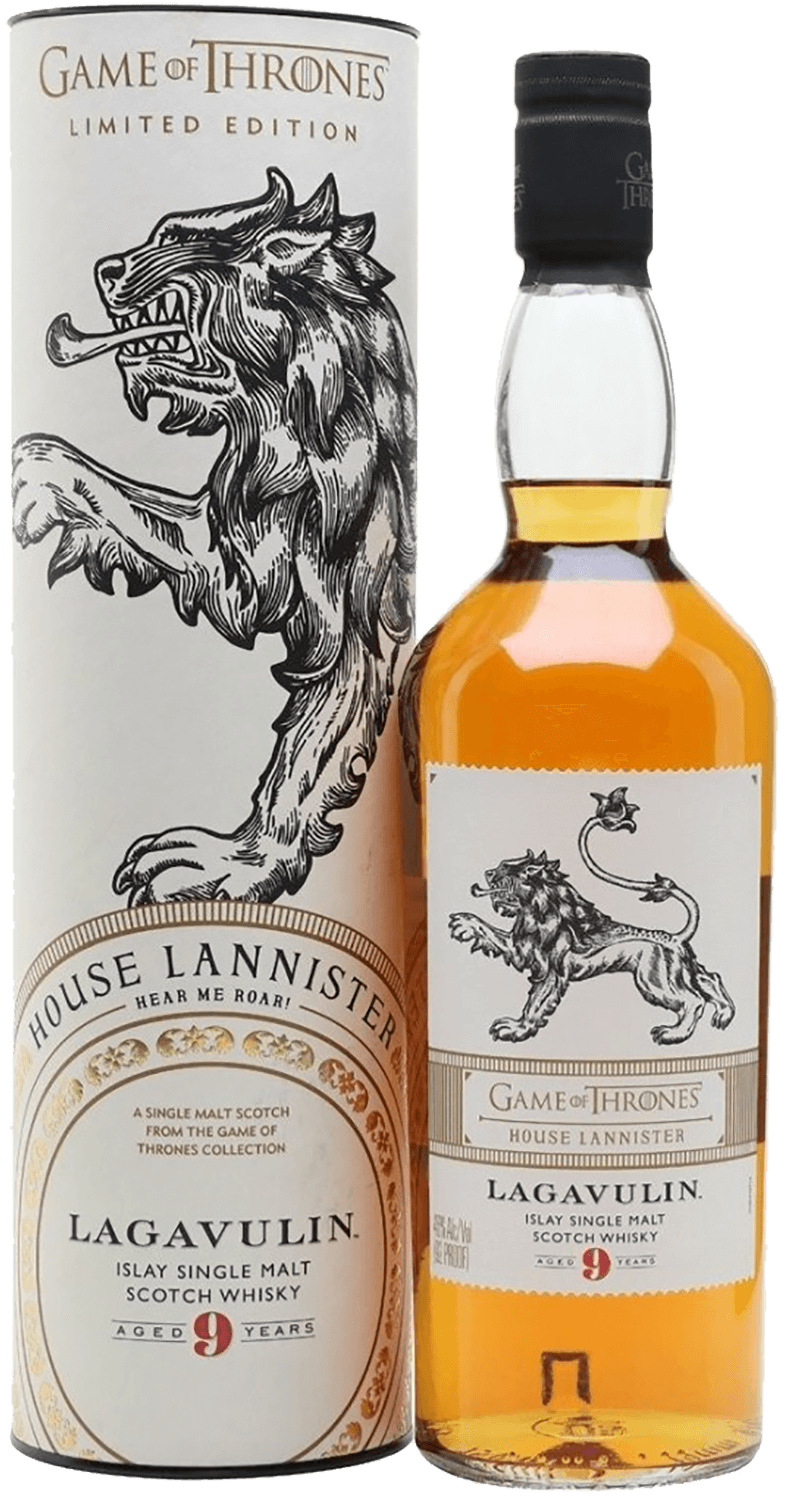 Game of Thrones House Lannister Lagavulin 9 y.o. Islay Single Malt Scotch Whisky (gift box)