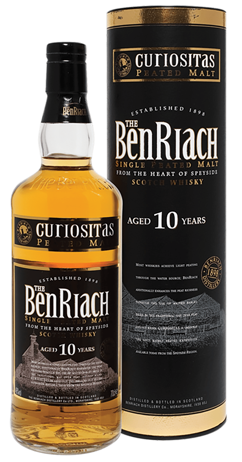 Benriach Curiositas 10 y.o. Single Malt Scotch Whisky (gift box)