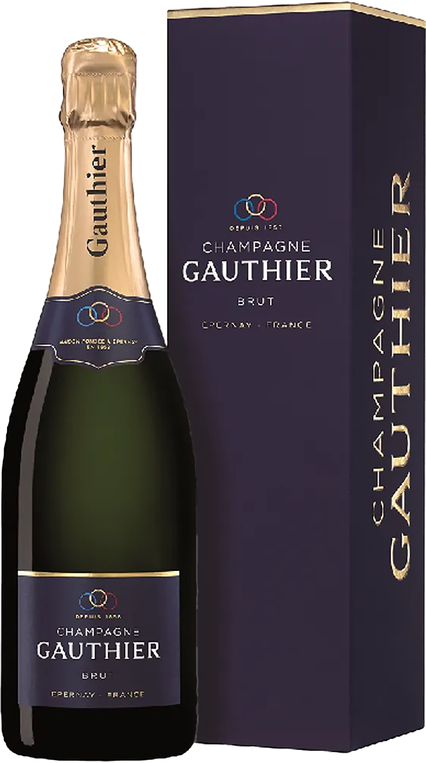 Готье Брют Шампань AOC Мезон Буртан в подарочной упаковке 0.75&nbsp;л