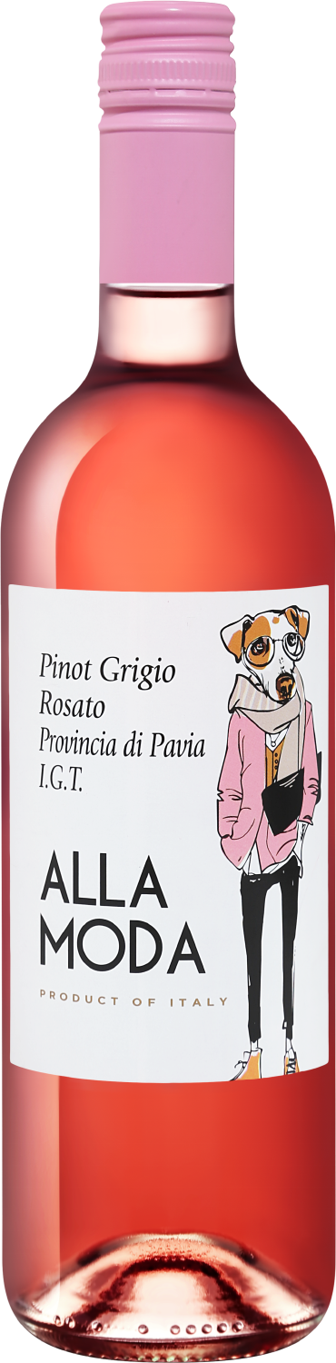 Alla Moda Pinot Grigio Rosato Provincia di Pavia IGT San Matteo villa alba pinot grigio rosato terre siciliane igt botter