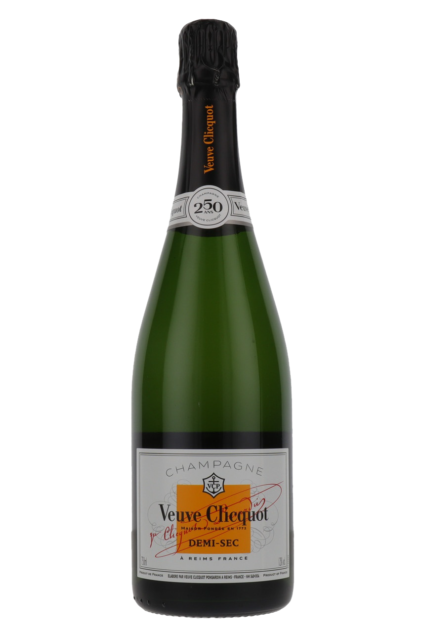 Veuve Clicquot Ponsardin Champagne AOC Demi-Sec canard duchene demi sec