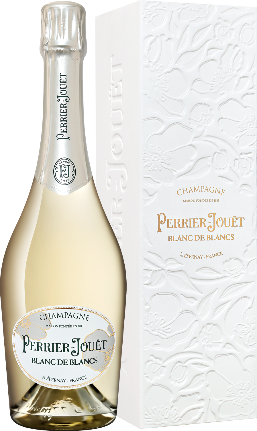 Perrier-Jouet Blanc De Blancs Champagne AOC Brut perrier jouet blanc de blancs champagne aoc brut gift box