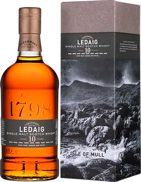 Ледчик 10 лет Солодовый Виски в подарочной упаковке 0.7&nbsp;л