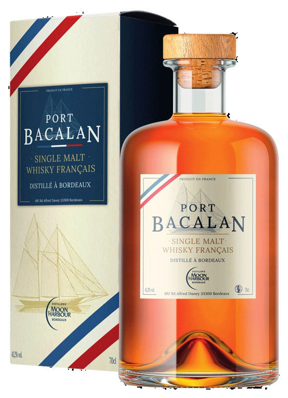 Порт Бакалан Сингл Молт Виски Мун Харбор в подарочной упаковке 0.7 л
