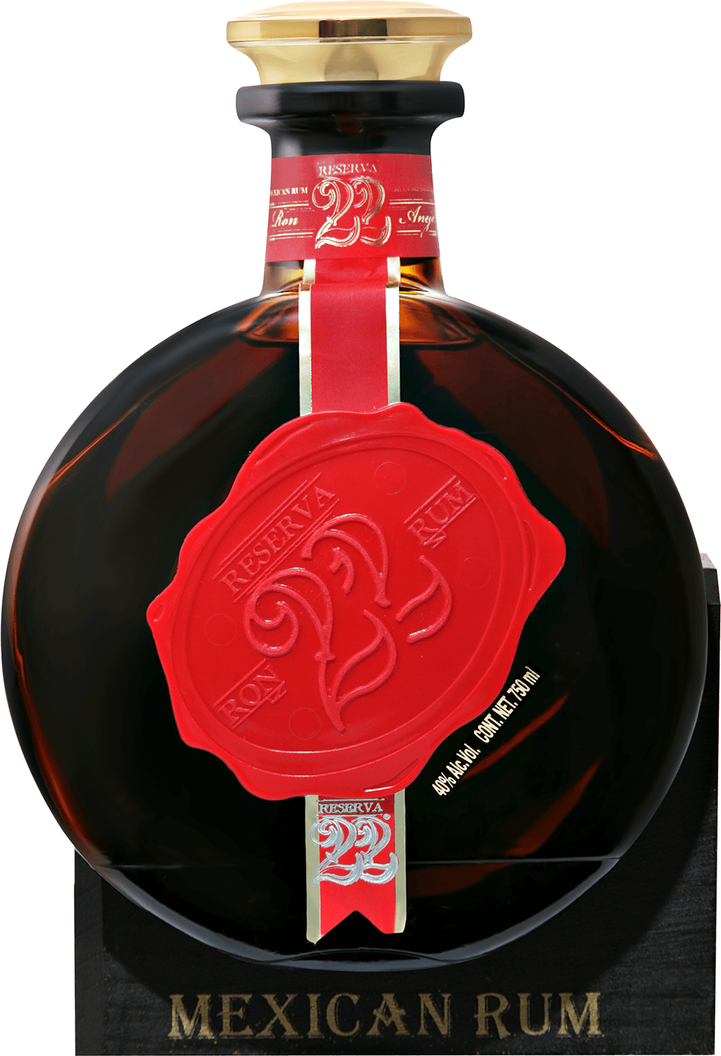 El Ron Prohibido Reserva Añejo Mexican Rum 22 YO el ron prohibido gran reserva solera finest blended mexican rum 15 yo