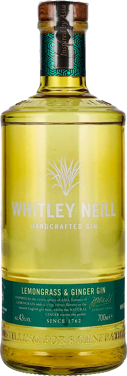 Whitley Neill Lemongrass and Ginger Handcrafted Dry Gin