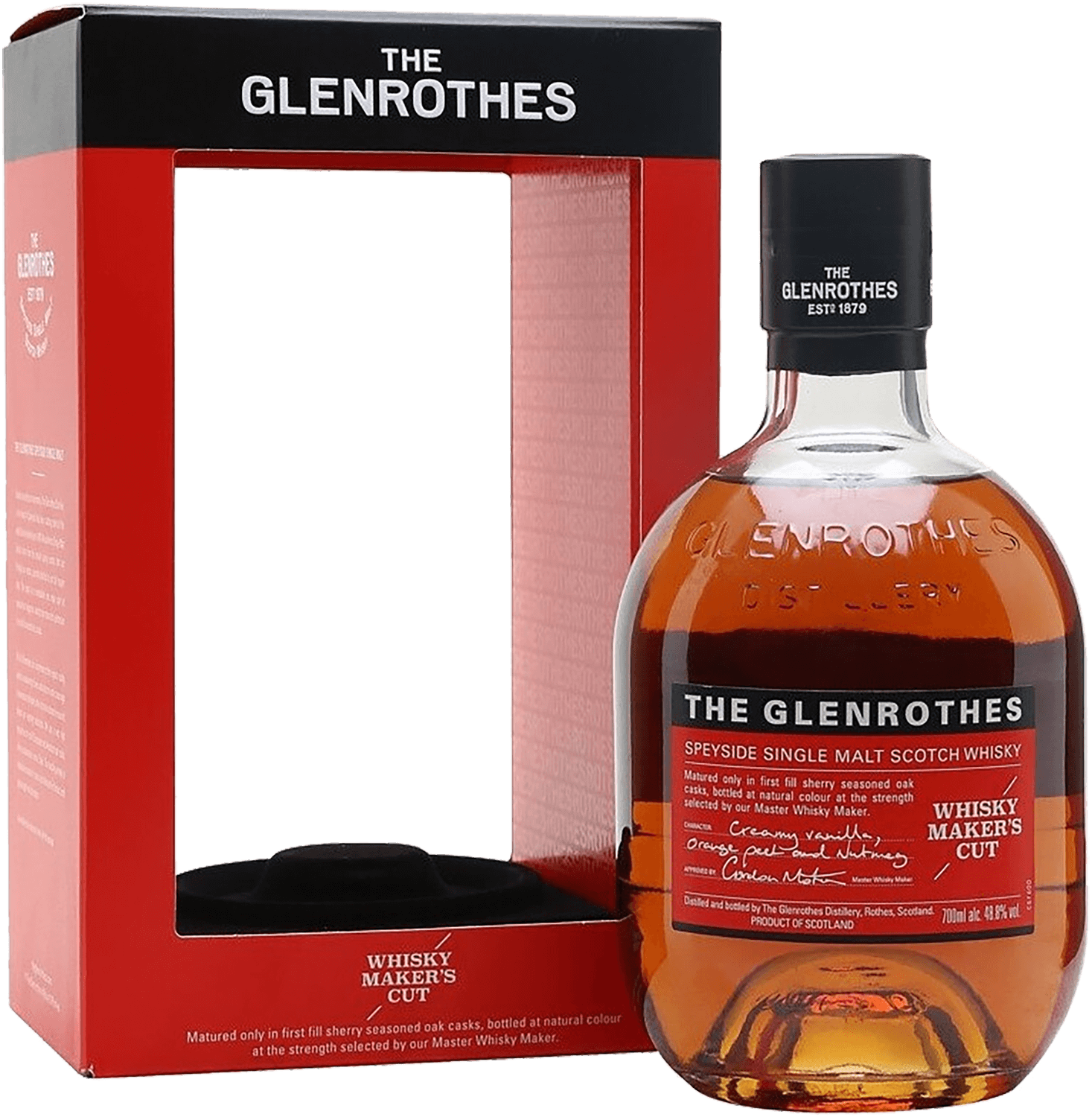 The Glenrothes Whisky Maker's Cut Speyside Single Malt Scotch Whisky (gift box) the glenrothes bourbon cask reserve speyside single malt scotch whisky gift box