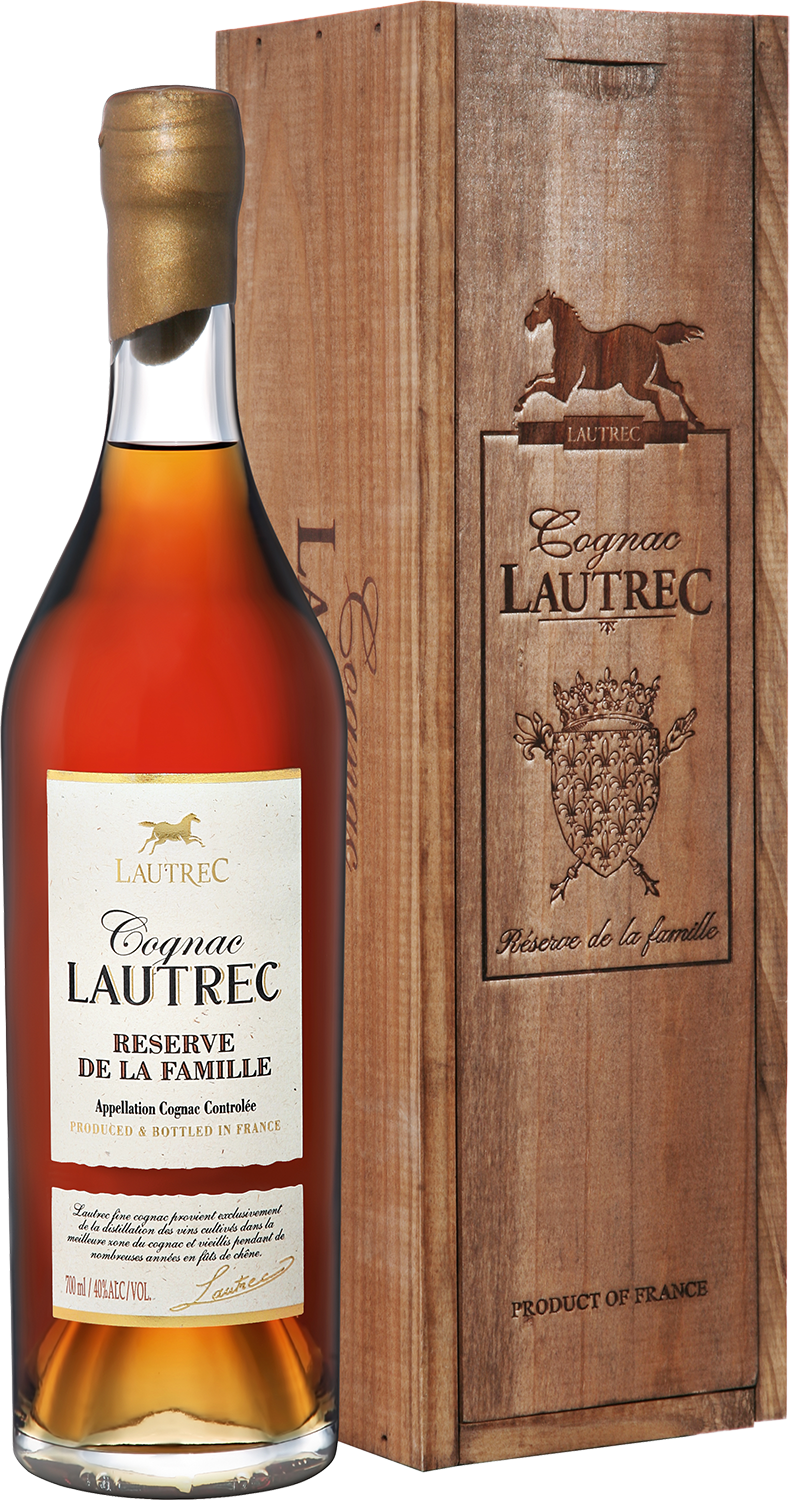 Lautrec Cognac Reserve de la Famille (gift box) cognac lautrec heritage supreme gift box