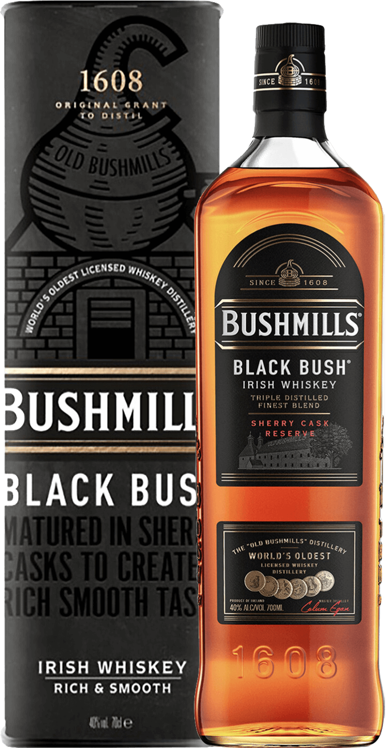 Bushmills Black Bush Blended Irish Whiskey (gift box)
