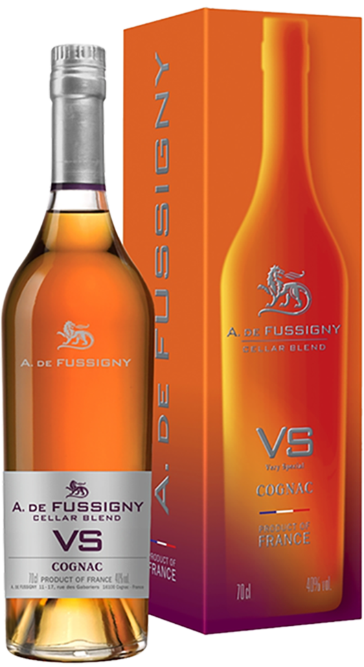 А. де Фуссиньи Селлар Бленд Коньяк VS в подарочной упаковке 0.7&nbsp;л