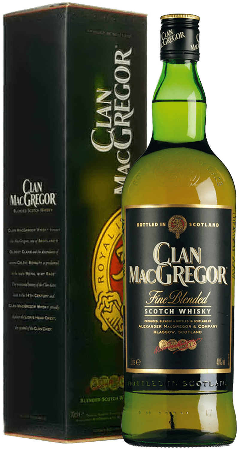 Clan MacGregor Blended Scotch Whisky (gift box) compass box rogues banquet blended scotch whisky gift box
