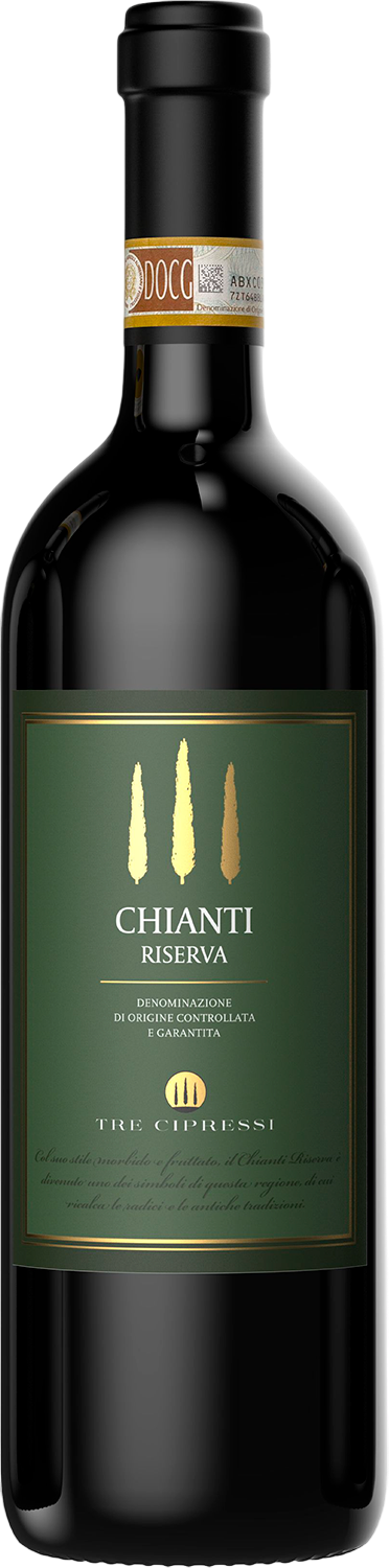 Тре Чипресси Кьянти DOCG Ризерва Пиччини 2022 0.75&nbsp;л