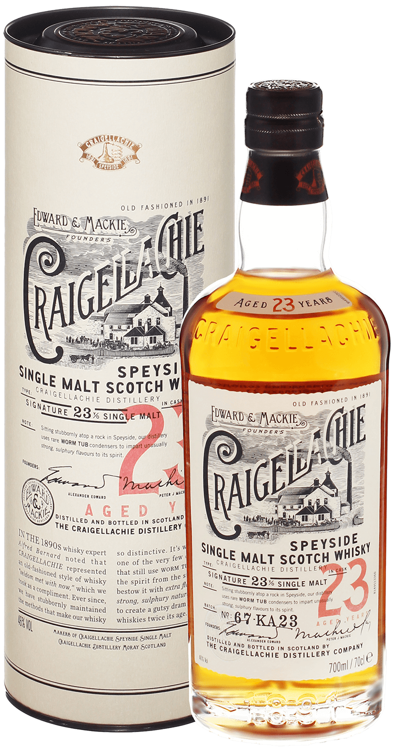 Craigellachie 23 Years Old Speyside Single Malt Scotch Whisky (gift box)
