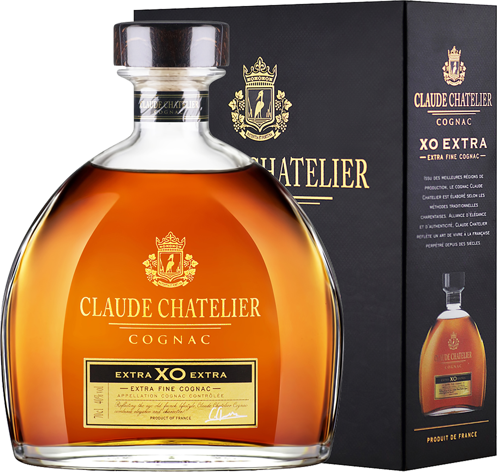Клод Шателье XO Экстра в подарочной упаковке 0.7&nbsp;л
