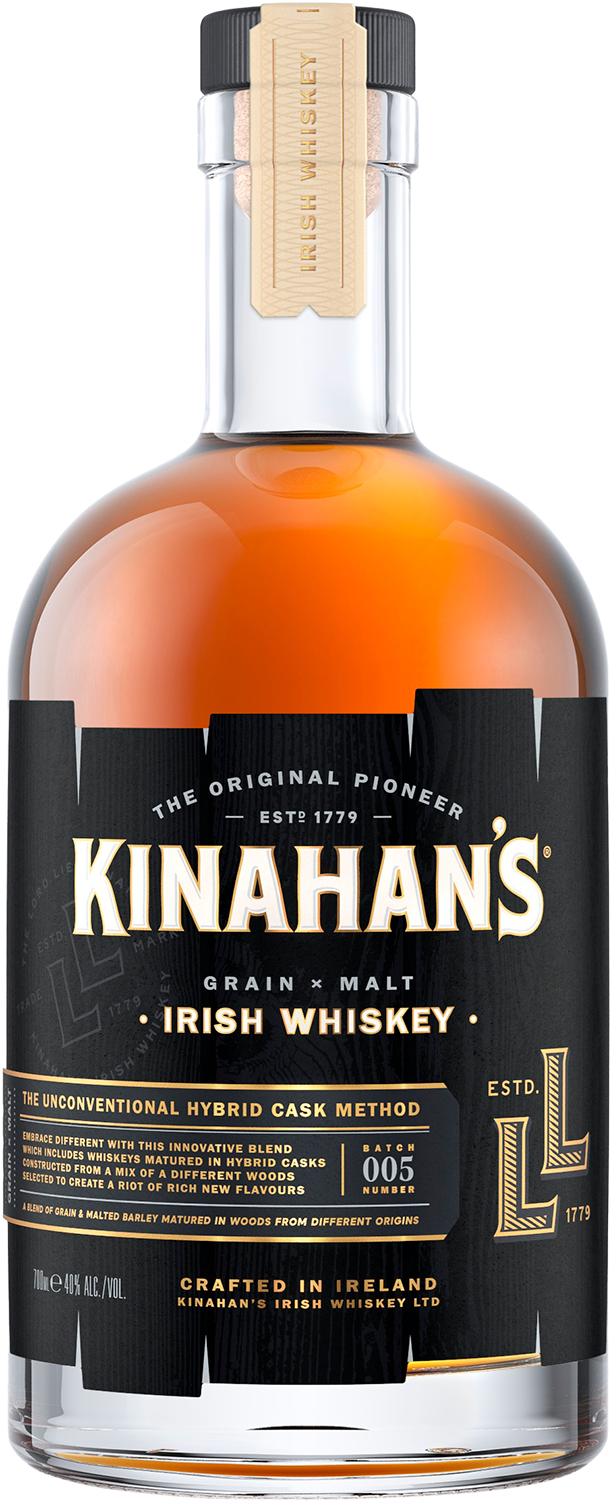 Kinahan's LL Blended Irish Whisky hinch small batch blended irish whisky