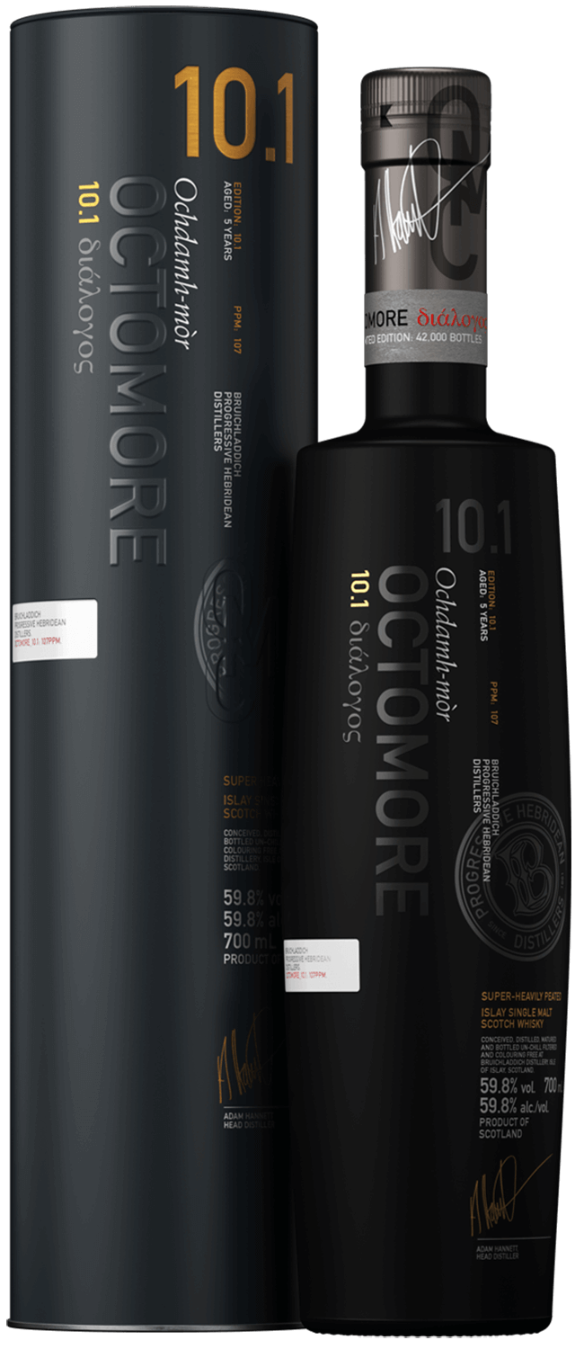 Bruichladdich Octomore Edition 10.1 single malt scotch whisky (gift box)