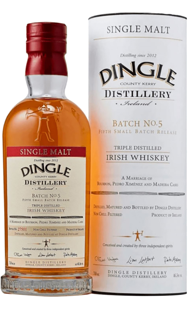 Dingle Batch № 5 Single Malt Irish Whisky (gift box) west cork small batch calvados cask finished single malt irish whiskey