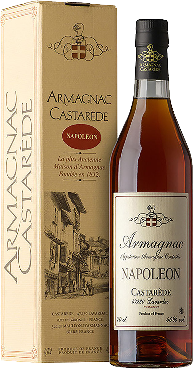 Кастаред Наполеон Арманьяк AOC в подарочной упаковке 0.7&nbsp;л
