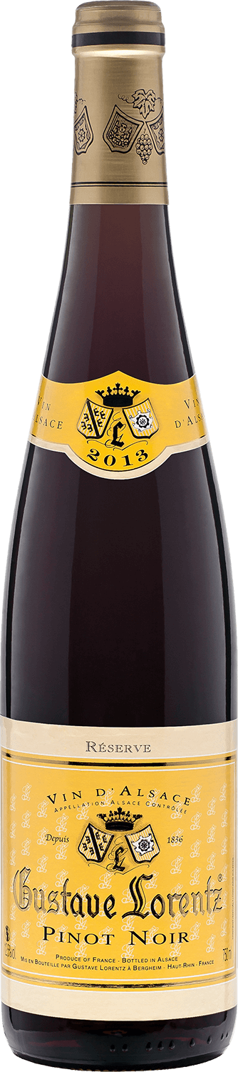 Pinot Noir Reserve Alsace AOC Gustave Lorentz pinot noir clos de la faille alsace aoc domaine albert mann