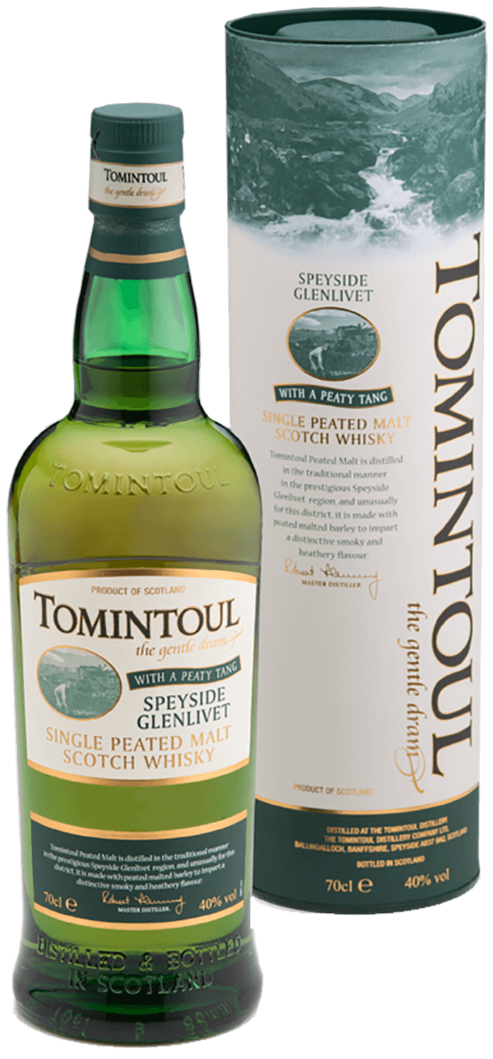 Tomintoul Speyside Glenlivet Peaty Tang Single Malt Scotch Whisky (gift box)