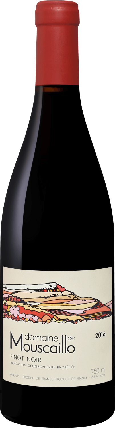 Pinot Noir Haute Vallée de l’Aude IGP Domaine de Mouscaillo cremant de limoux aop brut nature domaine de mouscaillo