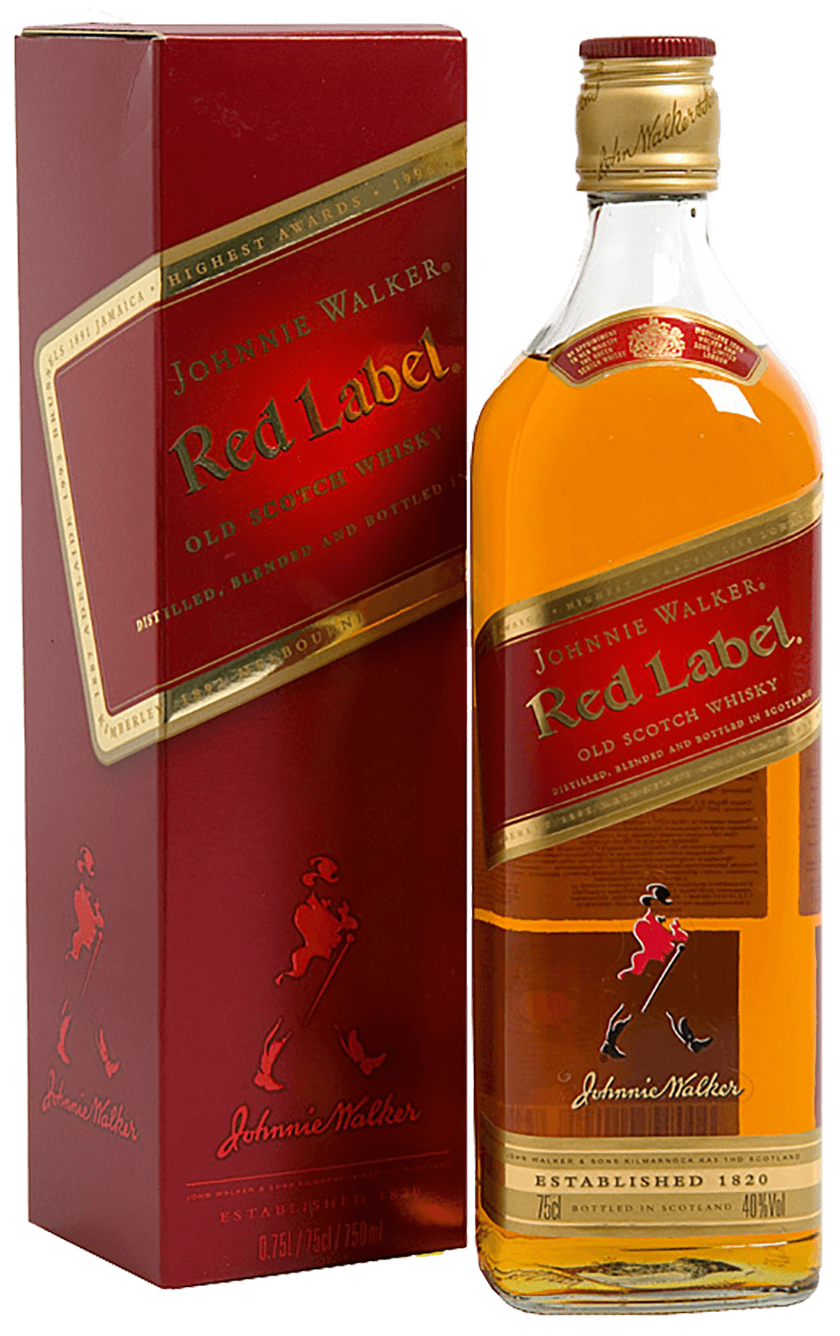 Johnnie Walker Red Label Blended Scotch Whisky (gift box) johnnie walker black label blended scotch whisky