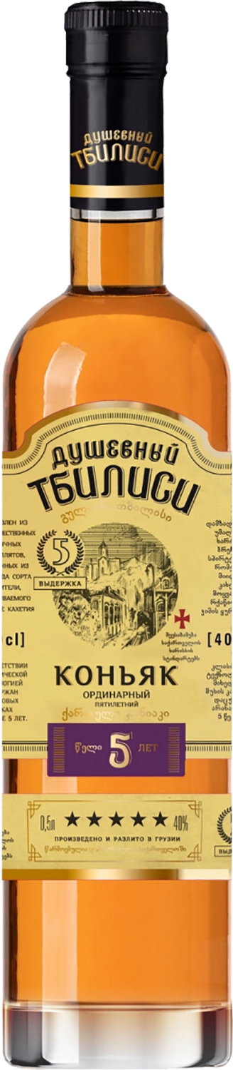 Душевный Тбилиси 5 лет 0.5&nbsp;л