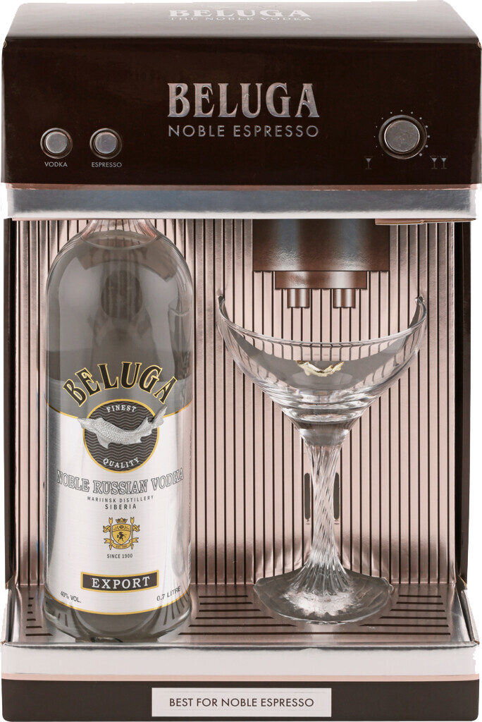 Beluga Noble (gift box with a glass)