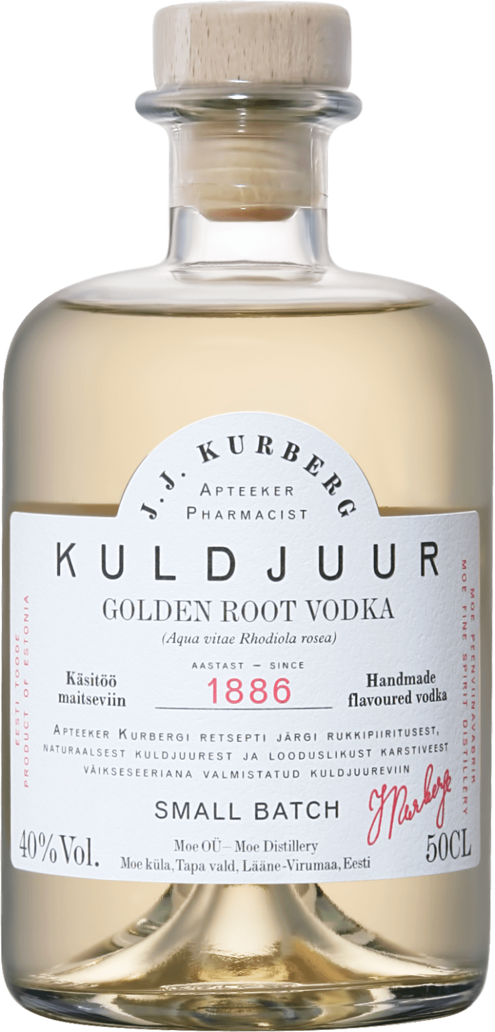 Водка J. J. Kurberg Golden Root 0.5 л (Дж. Дж. Курберг Золотой Корень),  купить в магазине в Москве - цена, отзывы