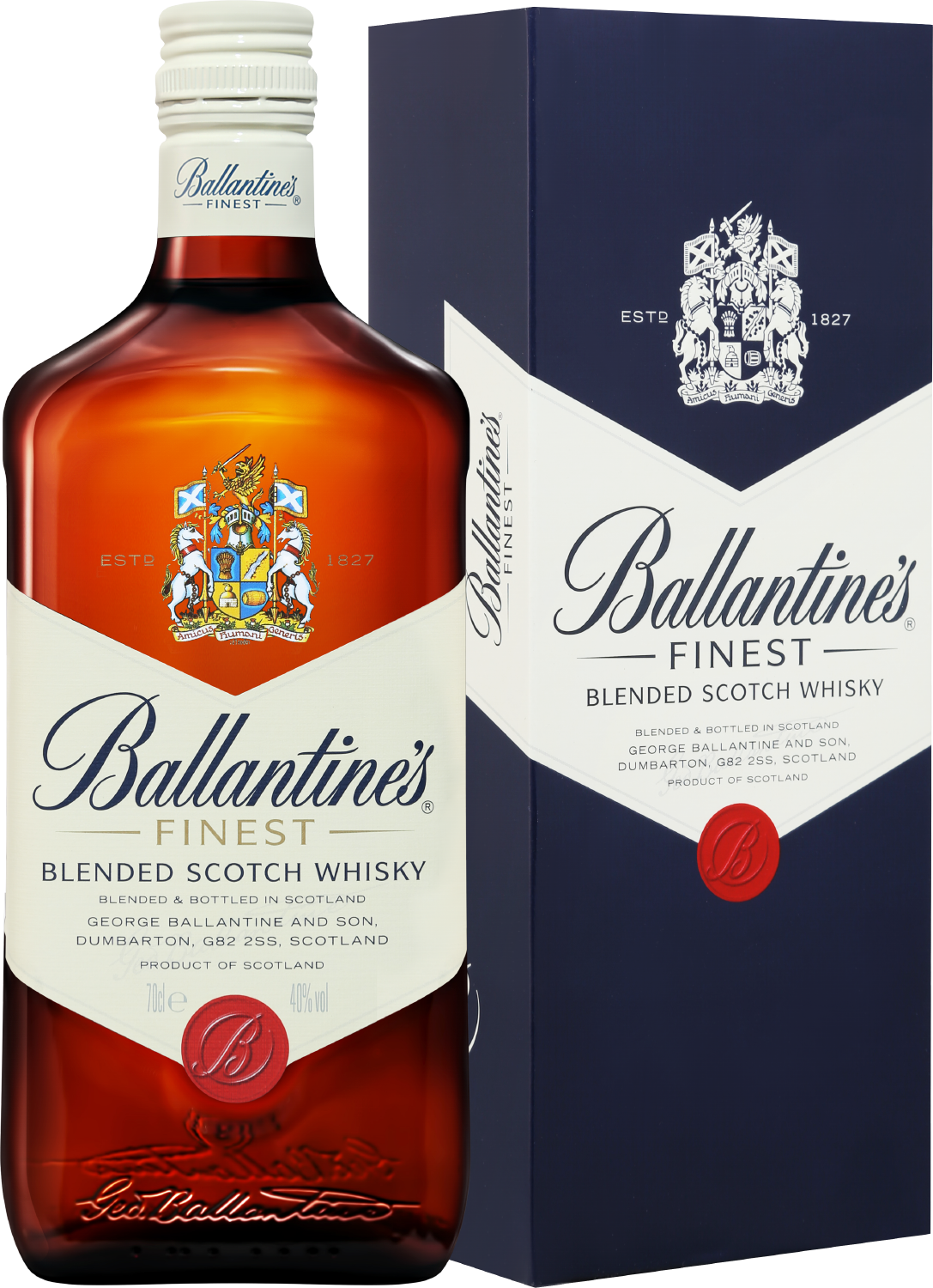Ballantine's Finest Blended Scotch Whisky (gift box) anada palo cortado finest dry jerez do gonzalez byass gift box