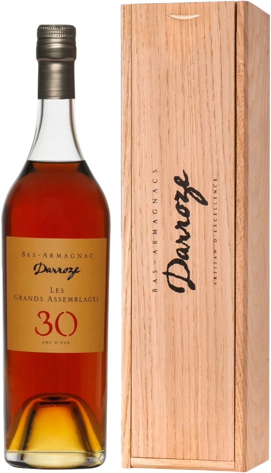 Дарроз Ле Гран Ассамбляж 30 Ан д'Аж Ба-Арманьяк в деревянном футляре 1990 0.7&nbsp;л