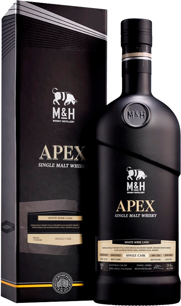 MandH Apex White Wine Cask Single Malt Whiskey (gift box)