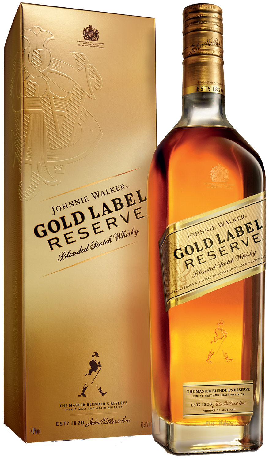 Johnnie Walker Gold Label Blended Scotch Whisky (gift box) johnnie walker red label blended scotch whisky gift box
