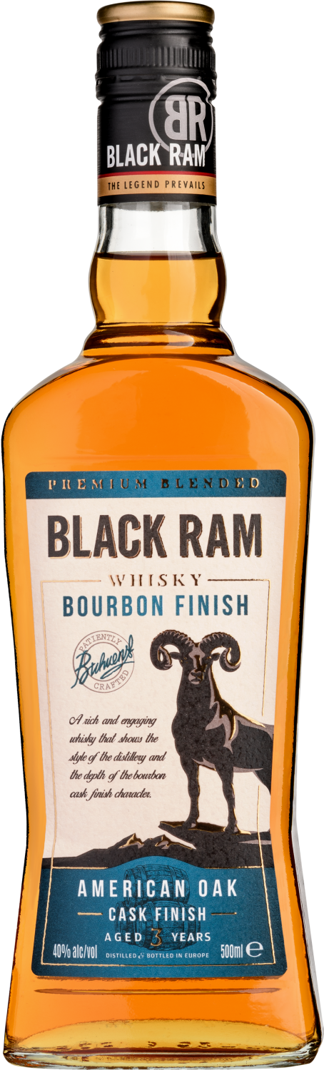Black Ram Bourbon Finish 3 YO Blended Whisky