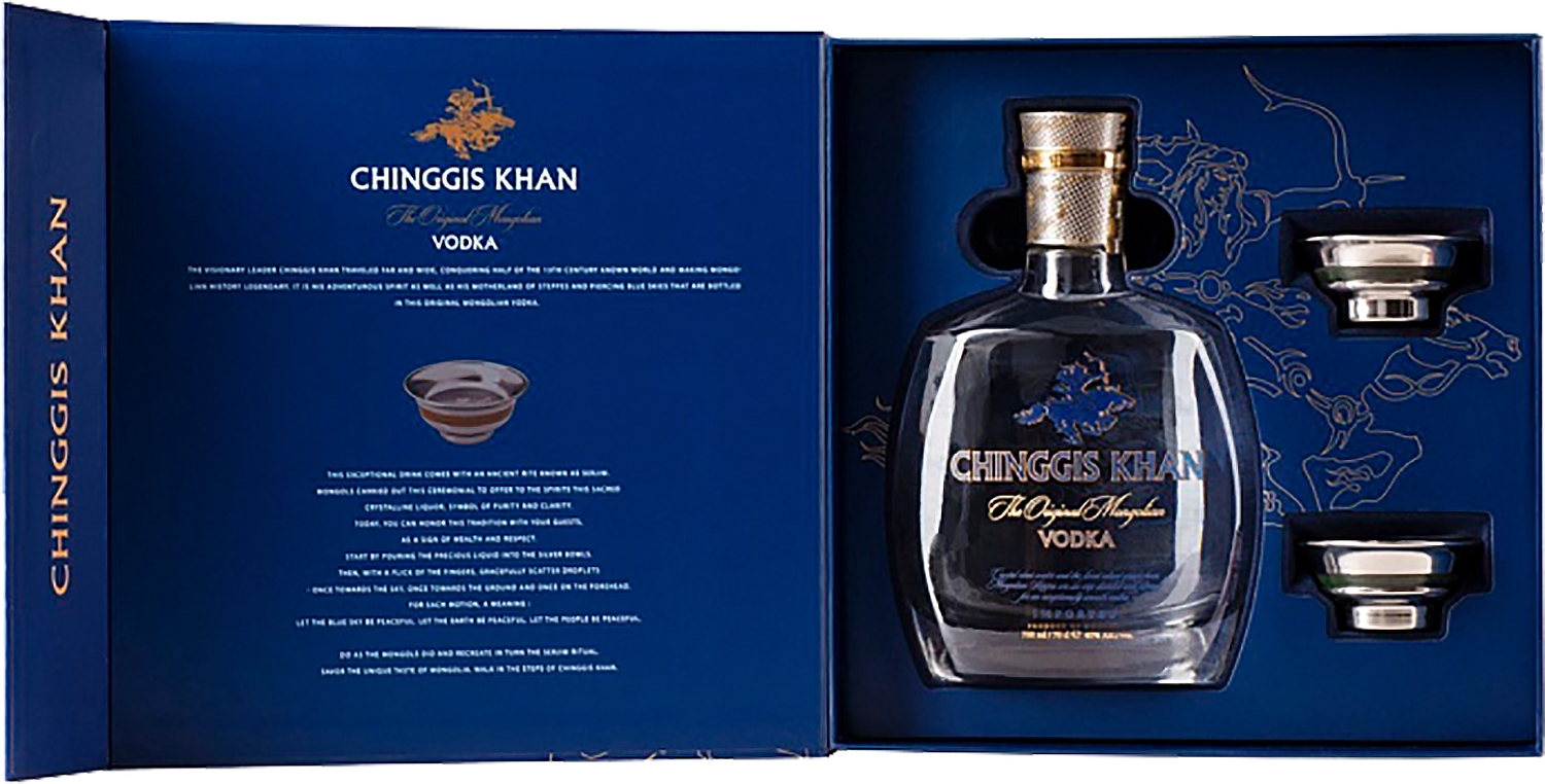 Чингис Хан в подарочной упаковке с 2 пиалами 0.7&nbsp;л
