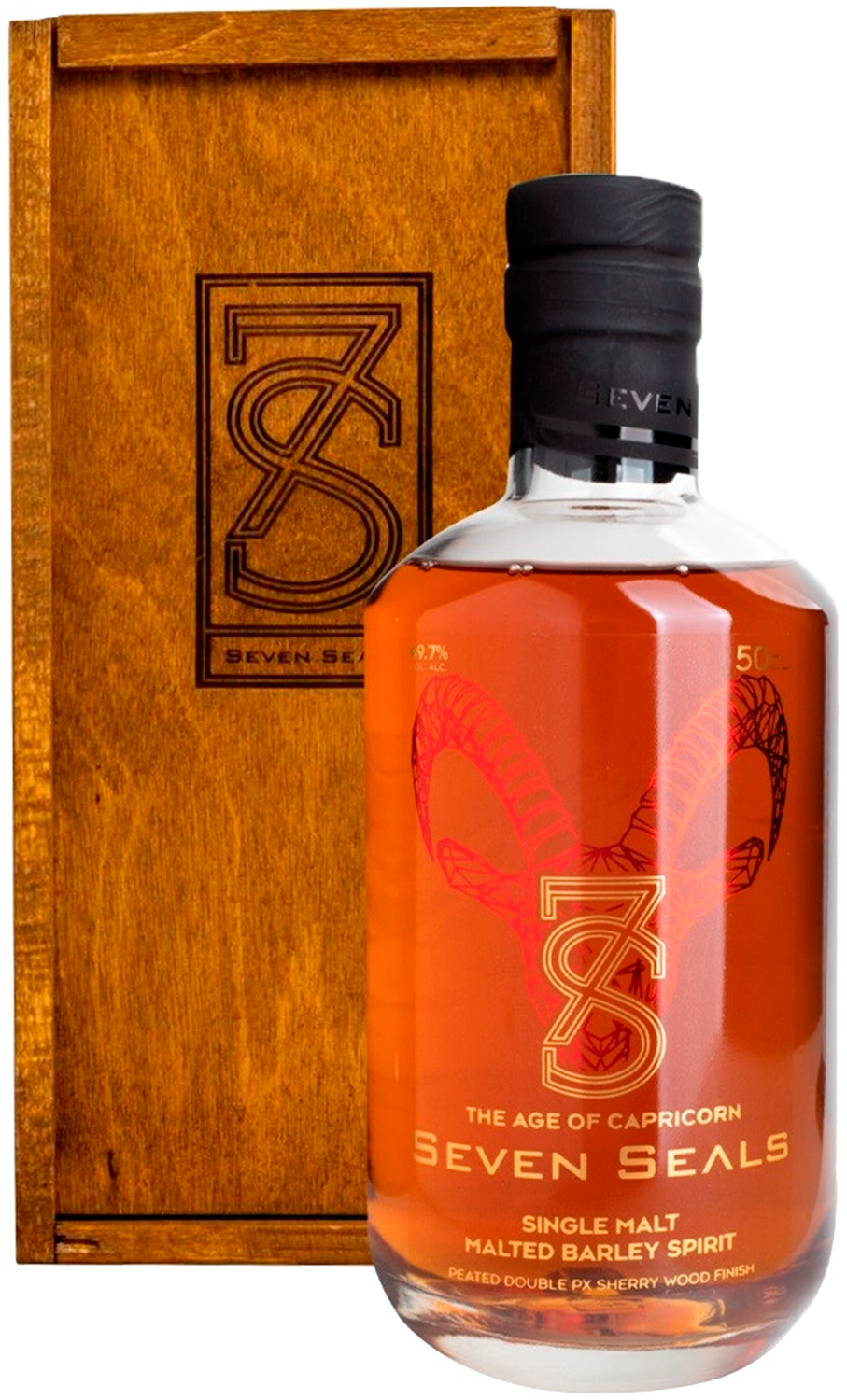Seven Seals Zodiac The Age of Capricorn Single Malt Whisky (gift box)