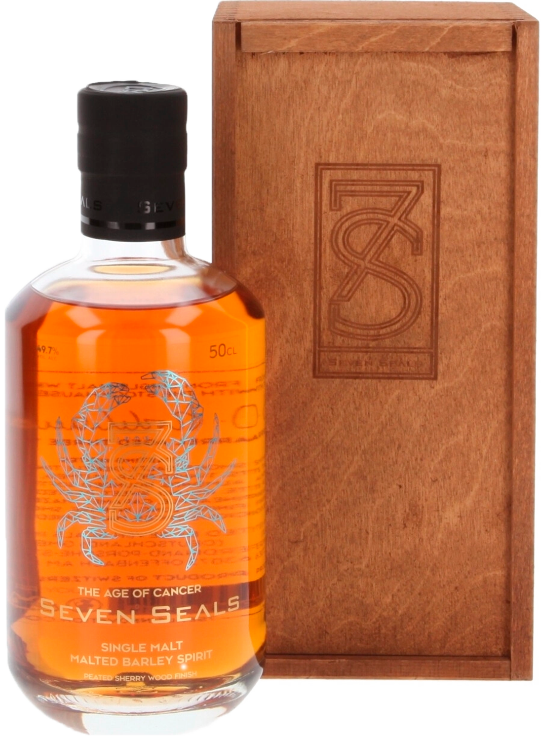Seven Seals Zodiac The Age of Cancer Single Malt Whisky (gift box)