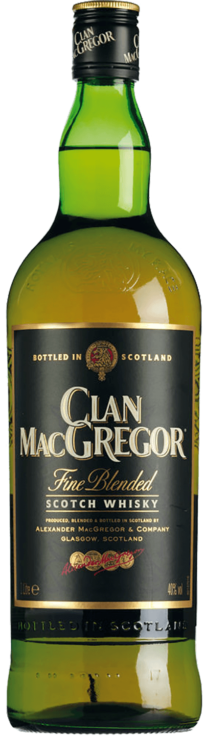Clan MacGregor Blended Scotch Whisky clan macgregor blended scotch whisky gift box with a glass