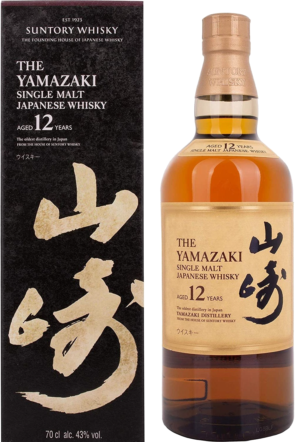 Yamazaki Single Malt Japanese Whisky 12 y.o. (gift box)